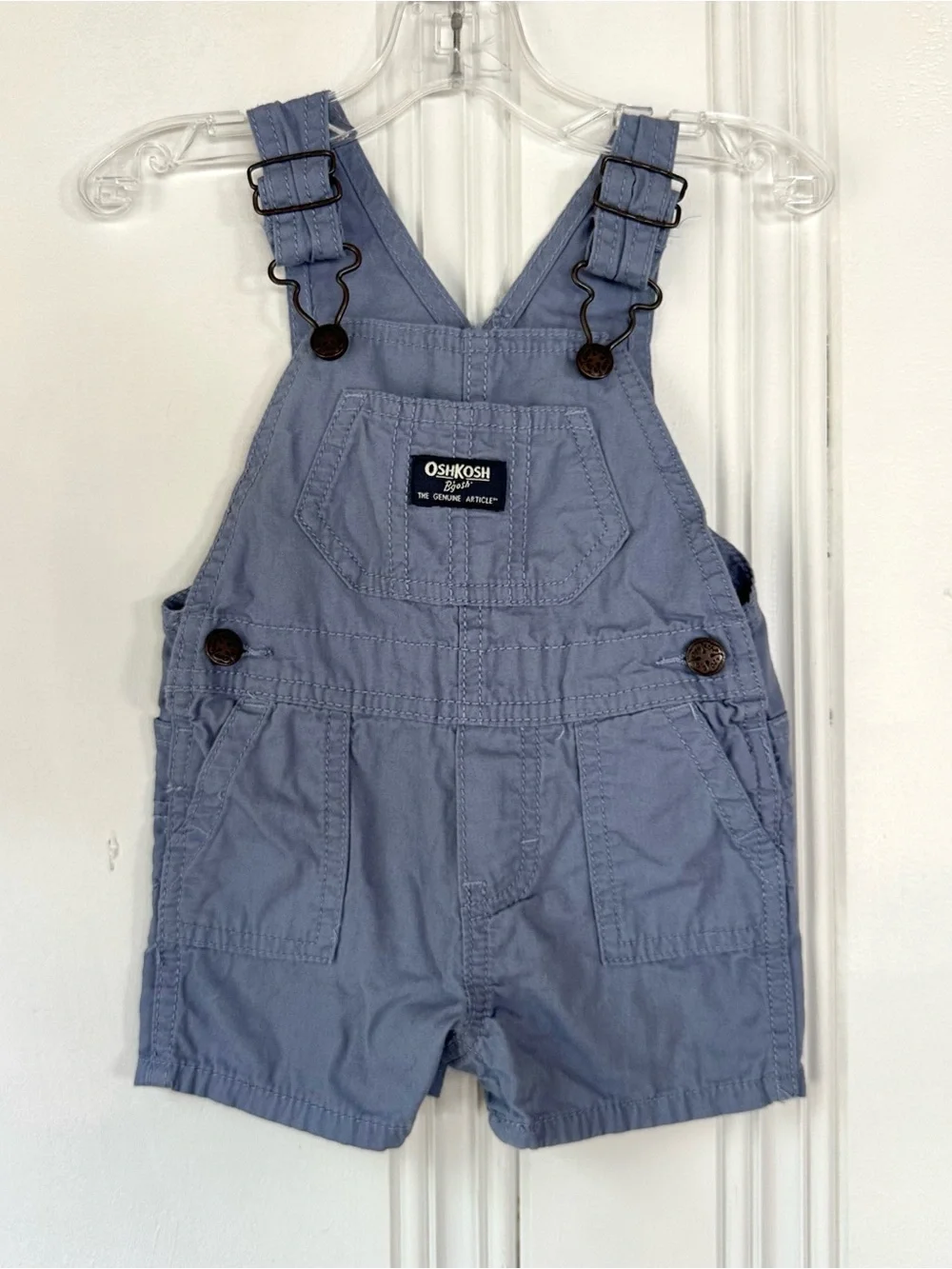 OshKosh B'gosh 6M Baby Cotton Shortalls